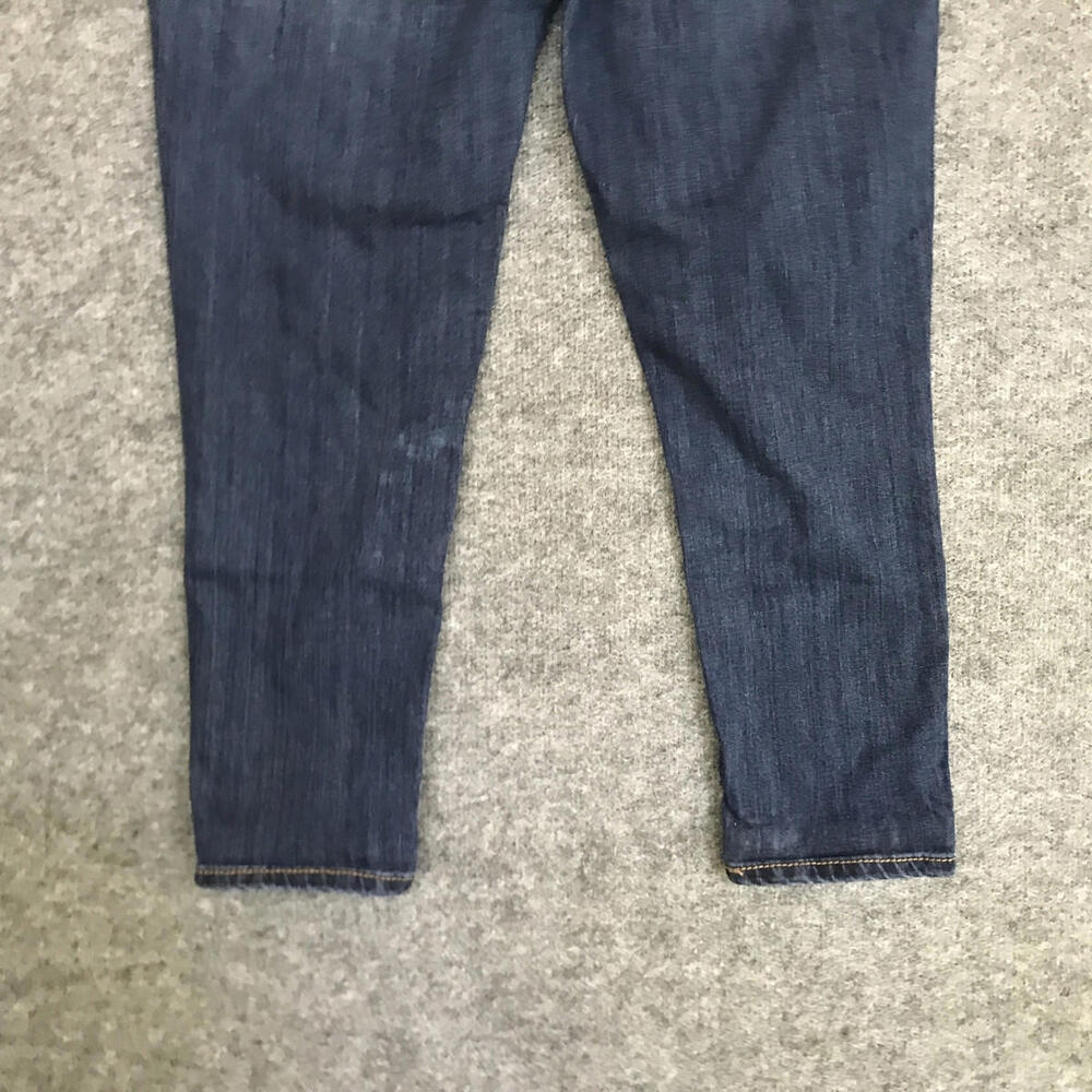 Seven 7 Tummyless High Rise Skinny Women's Size 12 Blue 5-Pocket Denim Jeans - Picture 8 of 8